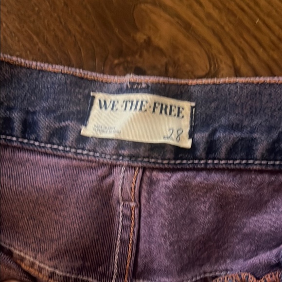 We the free light purple denim jeans - Picture 3 of 6